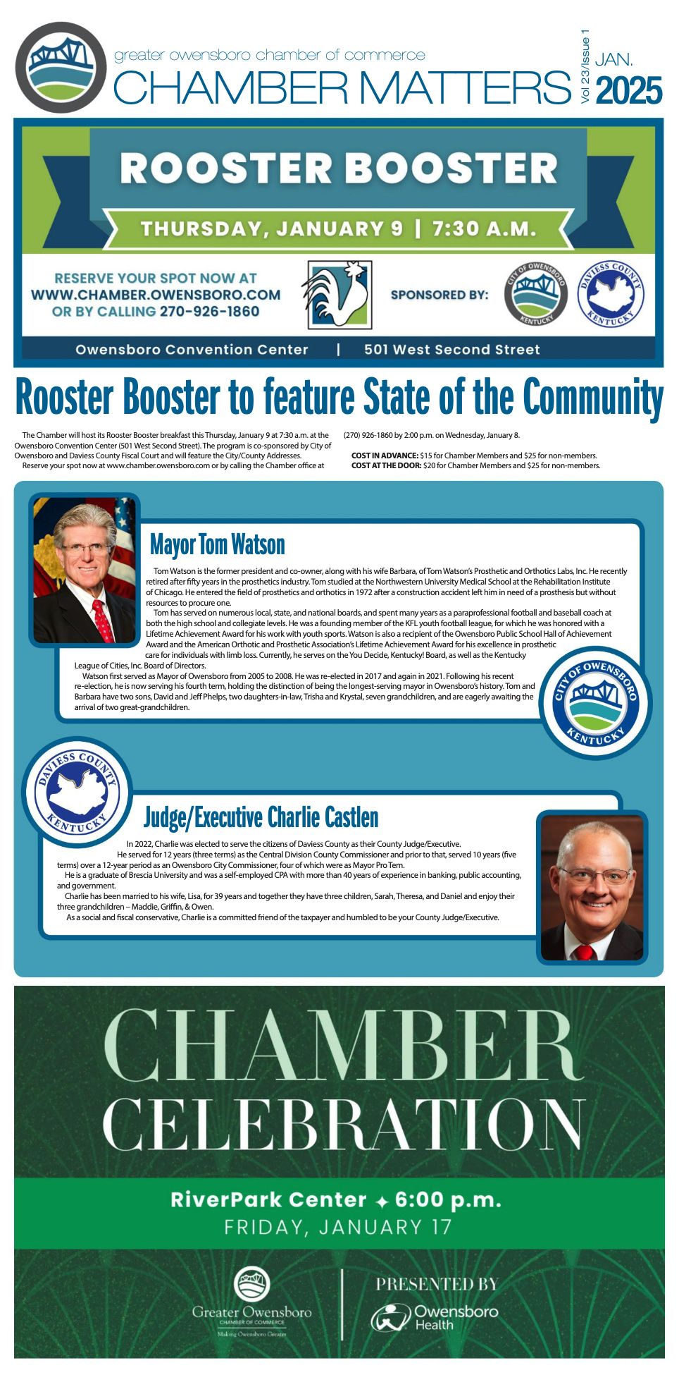 Chamber Matters, January 2025 cover image