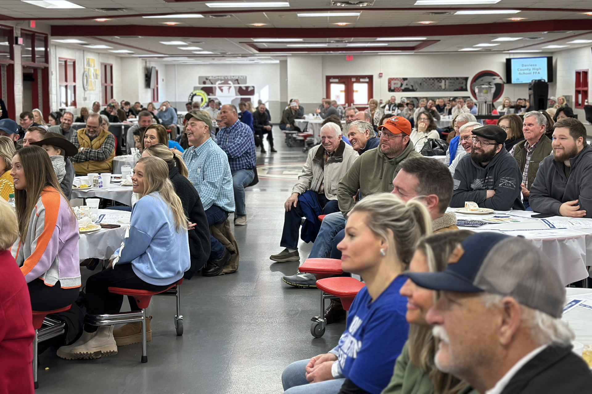 Attendees enjoy the Farm City Breakfast